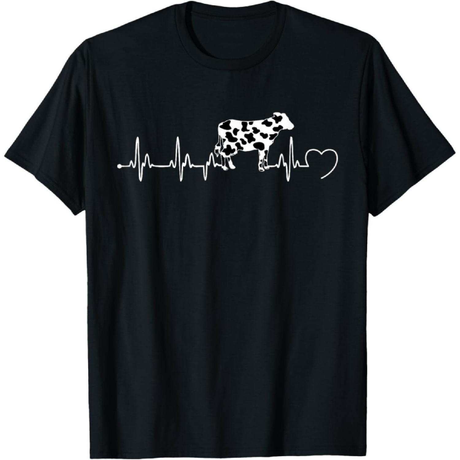 

Cow Heartbeat Cow Print for Cow Lovers T-Shirt XXXXXL