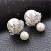Simple Graceful 925 Sterling Silver Refreshing Pearl Stud Earrings