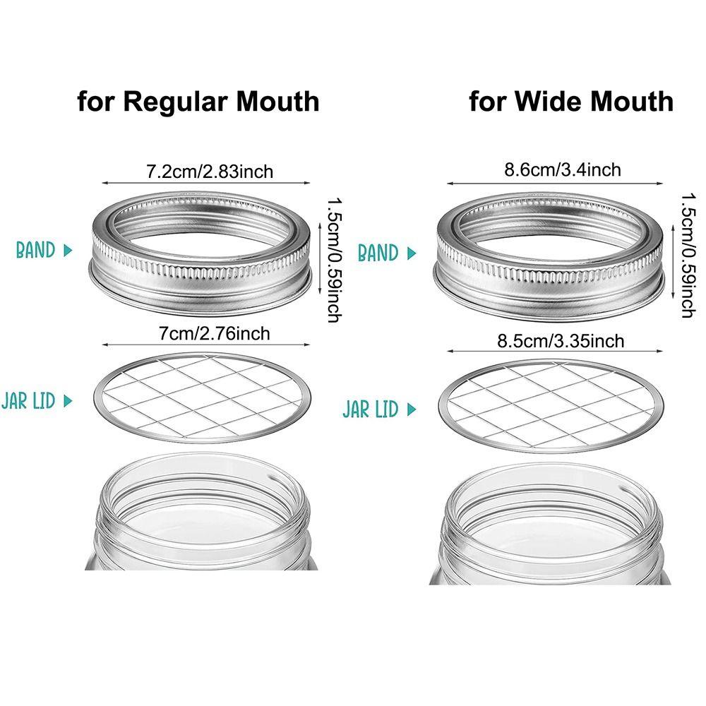 1pc Space Saving Mason Flower Jar Lid Insert Mason Grid Mason Jar Lids  Mason Jars
