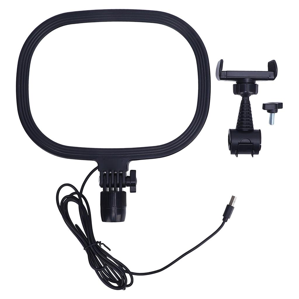 Phone Fill Light 9in 3000 To 6500K High Brightness LED Cell Phone Fill Light for Live Streaming