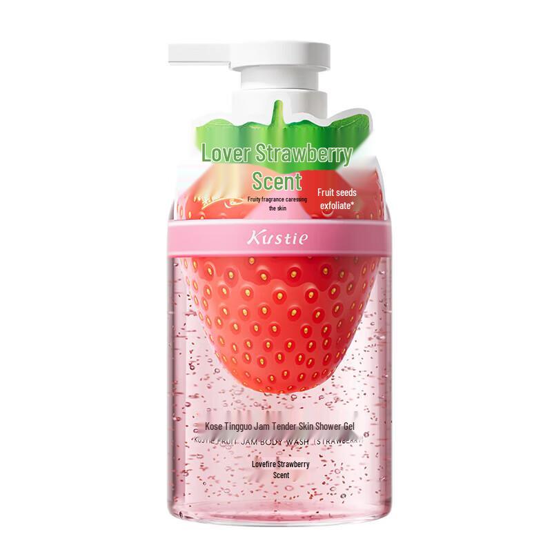 Kustie Strawberry Jam Moisturizing Shower Gel