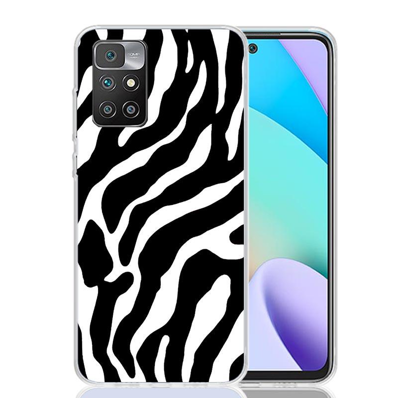 Zebra Stripe Print For Xiaomi Redmi 13C 13 12C 12 14C Phone Case 10 10A 10C 9 9A 9C 9T 8A 8 7A 7 6A 6 Pro K70 K60 K40 K20 S2 10