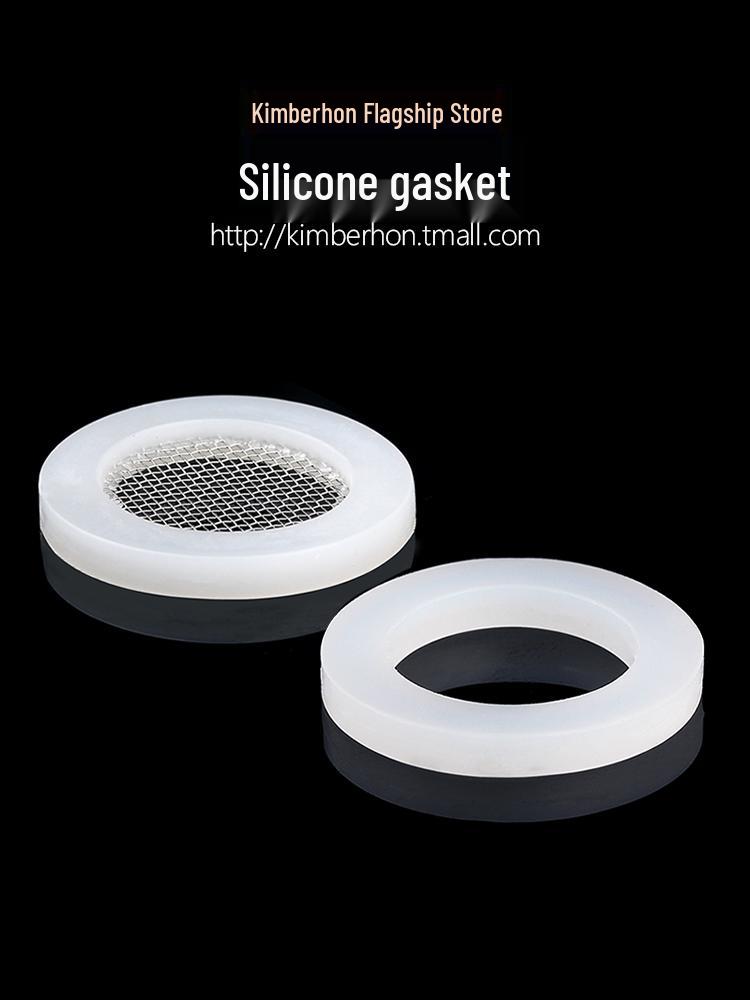 Silicone Rubber Gasket Shower Head Seal Ring, Water Heater Pipe Flat Washer, 4-6 Minute Installation.