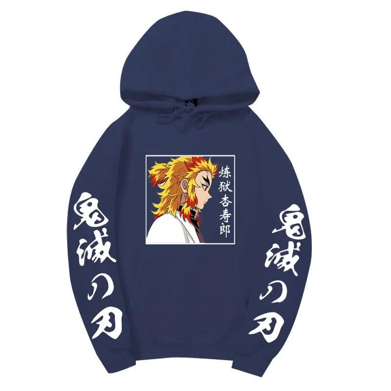 Anime Demon Slayer Hoodie Men and Women Long Sleeve Shinobu Kocho Hoodies Sweatshirts Harajuku