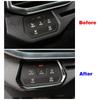 Für Volkswagen VW ID.4 ID4 2024 2024 2024 Auto Scheinwerfer Schalter Taste Rahmen Ring Abdeckung Trim Innen Teil Refit Aufkleber
