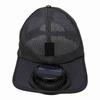 Solar Powered Fan Hat Baseball Cap Adjustable Airflow Rechargeable Breeze Cooling for Outdoor Sports Hiking Fishing