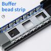 1Pair Soft Close Drawer Track Rail Hydraulic Damping Buffer Cold Rolled Steel Cabinet Drawer Track Slide Hardware