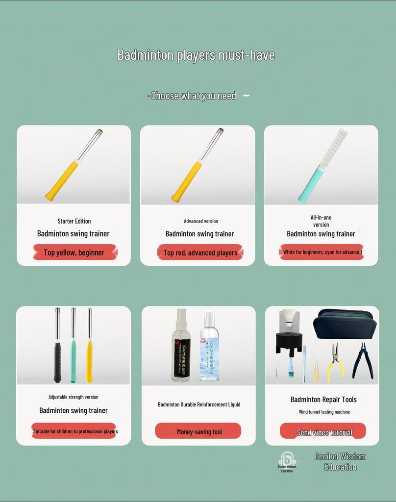 Badminton Swing Practice Device: Whipping Action Corrector with Sound Feedback