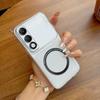 Case for OPPO A5i Pro 4G/5G Wireless Charging Magnetic Ring Casing Anti-Fingerprint Matte Cover