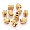 5-10pcs/lot Gold Color Stainless Steel Beads Texture Cylinder Beads Loose Spacer Beads For Jewelry Making DIY Necklace Bracelet
