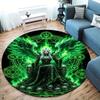 Seven Deadly Sins Round Area Rug,Carpet Rug for Living Room Bedroom Sofa Playroom Decor,Non-slip Floor Mat