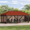 Pavilion with Side Walls 6 X 3 M Terracotta