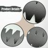 3Pcs Tennis Racket Head Protection Tape Lightweight Wear Resistant Versatile Outdoor Sports