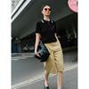 Women's Short Sleeve Knit Polo T-Shirt