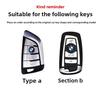 HEQW2 Car Key Case Cover For BMW 1 2 3 5 6 7 8 Series X1 X2 X3 X4 X5 X6 X7 Z4 3 4 Buttons Auto Remote Shell Protect Accessaries