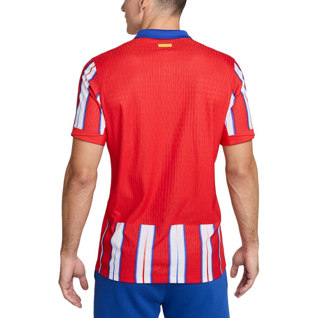 Nike Atletico Madrid 2024/25 Home Lightweight Quick-Dry Comfortable Short Sleeve Football Shirt Men tops Royal-Blue Light-Red White FN8769-405