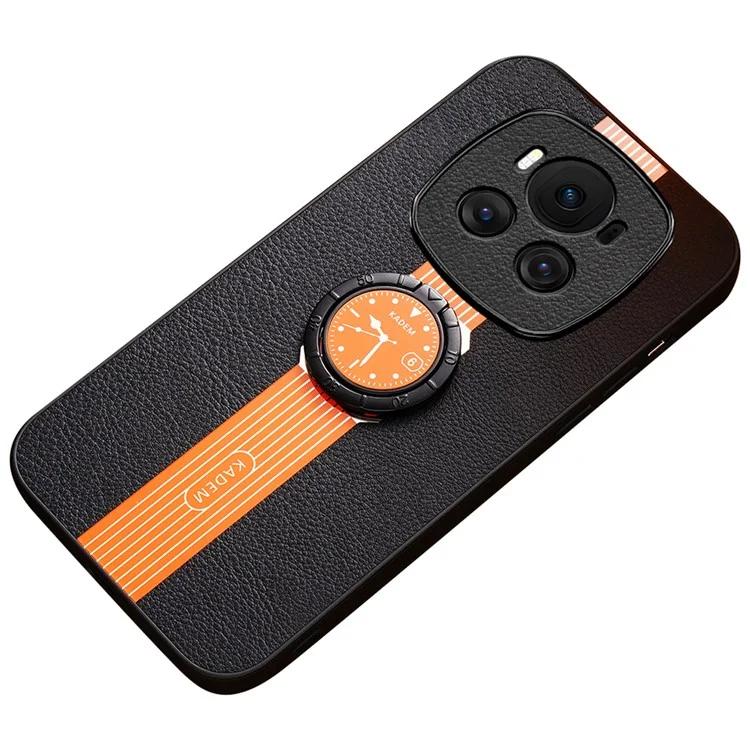 

For Honor Magic6 5G Cell Phone Case Ring Kickstand Watch Pattern Cover