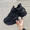 Fashion NEW Women Thick Bottom  Chunky Sneakers Female Platform Lace Up Breathable Spring Autumn Woman Vulcanize Shoes Zapatos Mujer