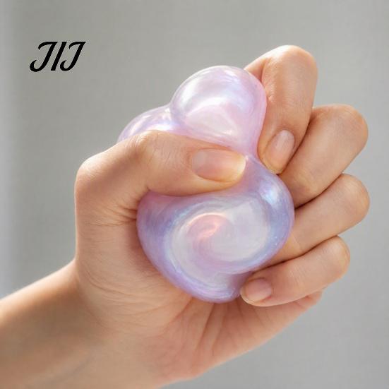 Portable Stress Relievers Cloud Shaped Relief Toy, Mini Squeezable Fidget Sensory Ball Soft for Kids Teens Adults Calming Toys