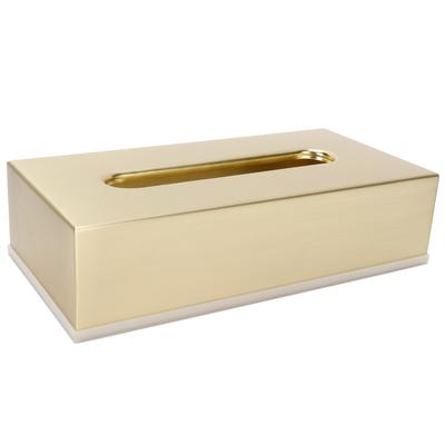 Tissuebox Innovatief Rechthoekig 304 Roestvrij Staal Servethouder Container Goud