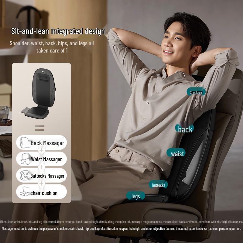 Philips Lumbar and Back Massage Cushion PPM5705B CN plug (adapter included)