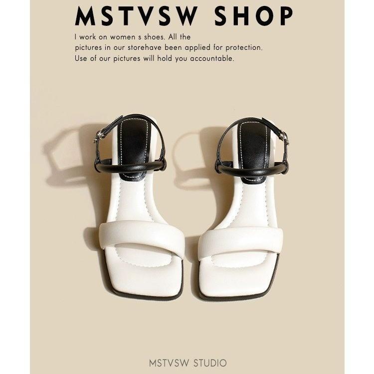 

2024 новые белые французские туфли на высоком каблуке стилет с квадратным носком и открытым носком, сандалии на лето для женщин 39