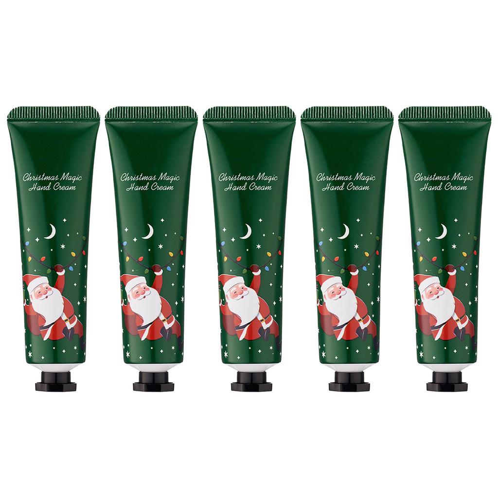 5PCS Hand Cream Set Christmas Gift Winter Care Moisturizing Nourishing with Shea Butter and Coconut Oil