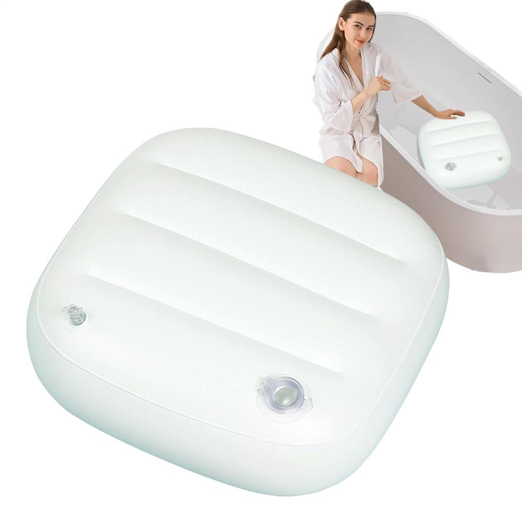 1 Stück Whirlpool-Sitzerhöhung Tragbares Sitzkissen für Badewanne Innen Außen Whirlpool-Sitzkissen Aufblasbarer Whirlpool-Sitz