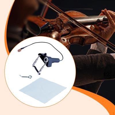Piezo Pickup Violin Professional Good Sound Portable Transducer for Harp Banjo