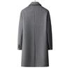 Autumn and Winter New Men's Woolen Coat Medium and Long Double-breasted Thickened Down Take-off Liner Coat Coat