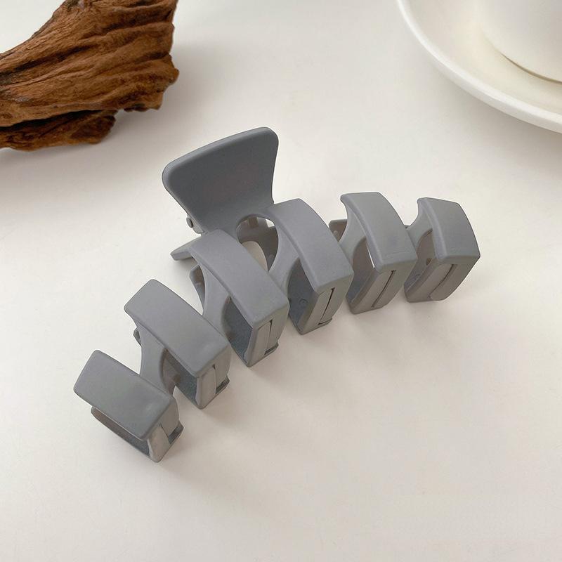 

Большие заколки для волос в виде акулы для женщин, корейские заколки для волос, густые заколки для волос однотонного цвета, заколки для волос в виде краба, заколки для волос серый