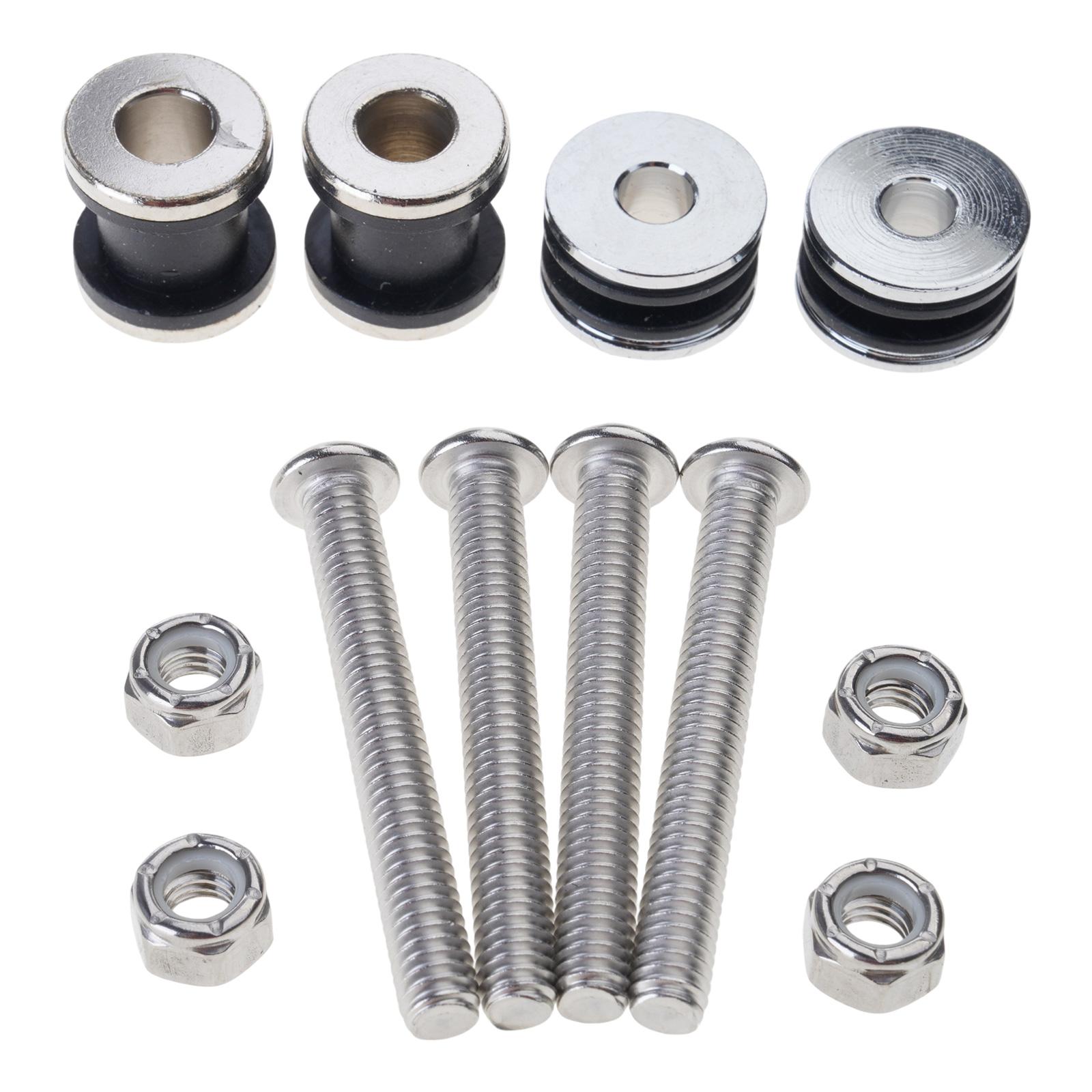 Universal Motorcycle Backrest Bolts Mounting Hardware Rustproof No Tool Required For XL883 XL1200 Corrosion Proof Design 1