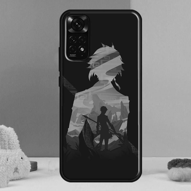 Zhongli Genshin Impact Case For Xiaomi Redmi Note 13 12 Pro 14 11 9 10 9S 10S 11S 12S Redmi 14C 13C 10C 12C Cover