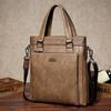 Men's Handbag Vertical Fashion Business Retro One-shoulder Messenger Bag
