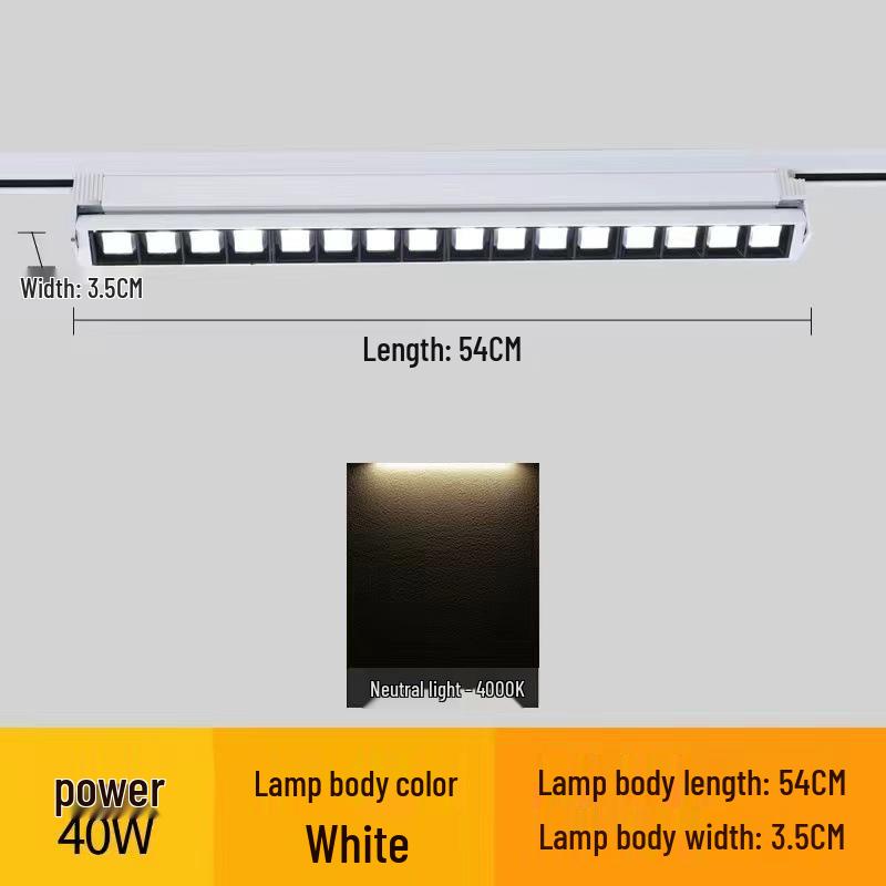 Anti-Glare LED Track Spotlight for Retail & Exhibitions
