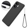 For vivo V60 Lite 5G/vivo V60 Lite 4G Liquid Silicone Case Phone Back Cover with Hand Strap