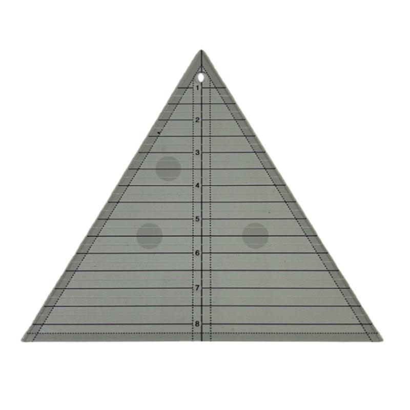 Righello a Striscia Tubolare Multiuso Righello da Cucito Acrilico 9,5 Pollici Righello a Striscia Tubolare Acrilico Ideale per Patchwork Quilting