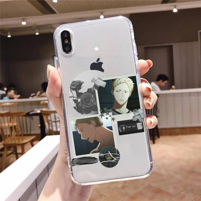 Given Yaoi Anime Cartoon Manga Handyhülle Transparent Weiches TPU für iPhone 13 12 Mini 11 Pro X XR XS Max 6 6s 7 8 Plus SE 2020