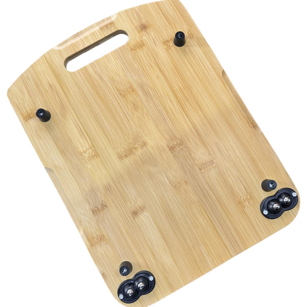 Glidbräda i trä för köksassistent och TM5 TM 6 matberedare glidande placeringsbricka kökstillbehör halkskyddsdyna