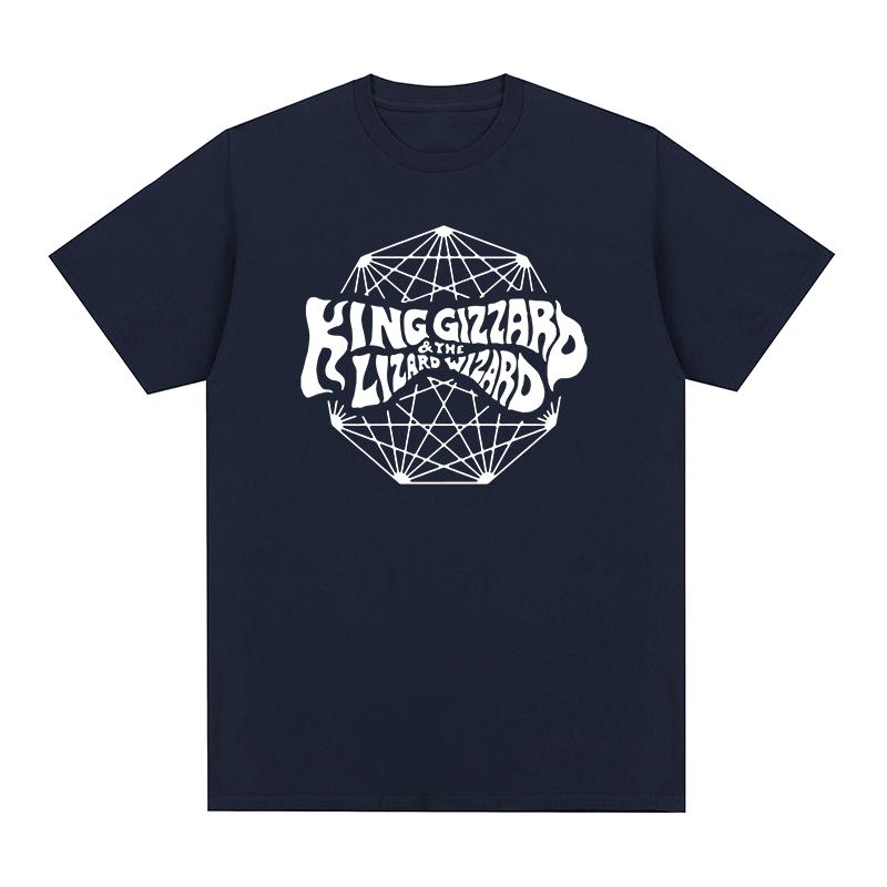King Gizzard the Lizard Wizard Vintage T-Shirt Australische Rockband Baumwolle Herren T-Shirt Neues TEE T-SHIRT Damen Oberteile