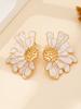 E-Commerce Alloy Enamel Earrings Fashion Trend Flower Earrings Simple And Fresh Flower Stud Earrings Jewelry