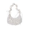 Bows Single-shoulder Bag, Women's Pleated Dumpling Bag, Simple Cross-body Bag