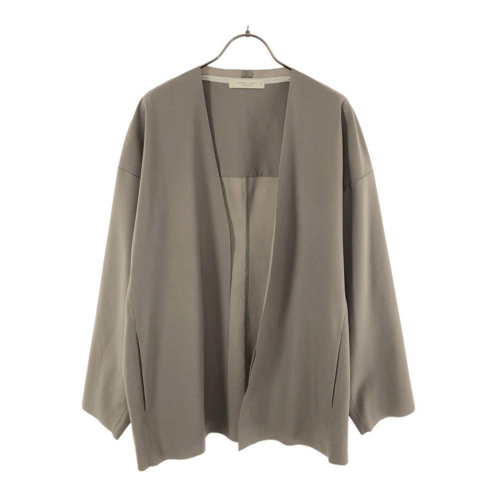 PUBLIC TOKYO Made In Japan Long Sleeve Jacket 2 Khaki Women Used