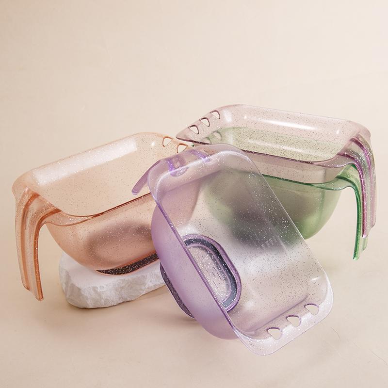 1pcs Professional Hair Coloring Bowl Large Capacity Dye Mixing Case Suction Container Salon Dyeing Tint Bowl Hair Styling Tools