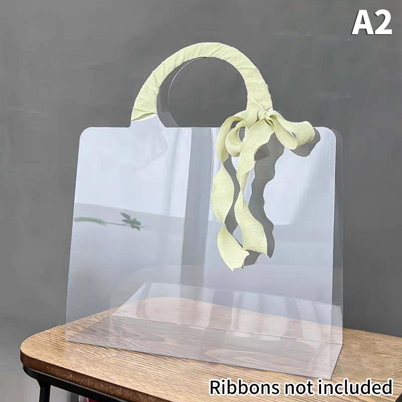 

Прозрачная коробка для свежих цветов для питомца, букет, сумка-тоут, упаковка для цветов, сумка-тоут, фестиваль, вечеринка, подарок, упаковка для роз, портативный упаковочный пакет