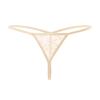 Tanga Europeo Transparente Sexy de Tiro Bajo para Mujer