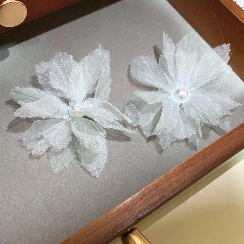 Ankola red oil dripping love earrings new Hong Kong style retro ear buckles autumn and winter earrings autumn and winter