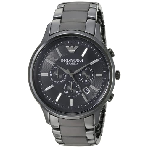 

EMPORIO ARMANI AR1451 CERAMICA Хронограф Полностью Черные Часы