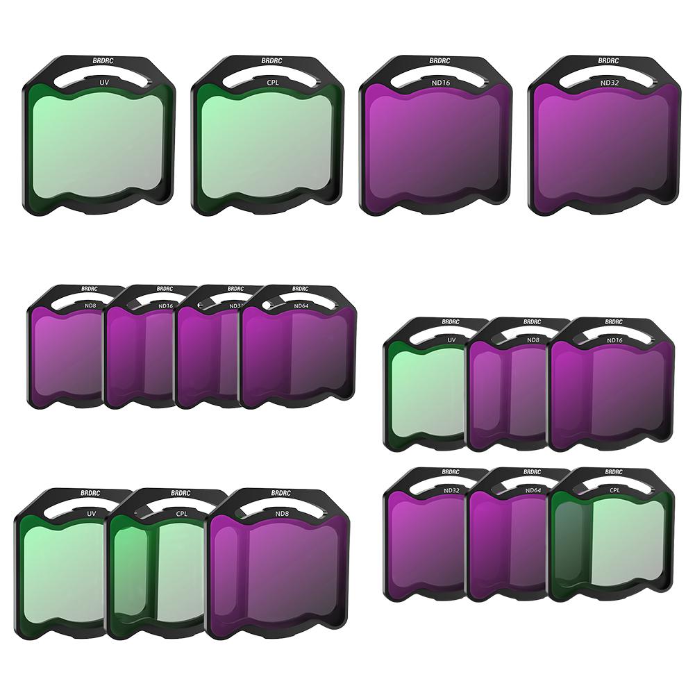 For DJI O4 Pro Unit Filters Optical Glass Lens Filter Set UV CPL ND8/16/32/64 Neutral Density Polarizer Filter Drone Accessories