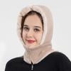 Women Autumn Winter Cold Resistant Plush Thickened Neck One Piece Warm Ear Protection Cover Knitted Hat